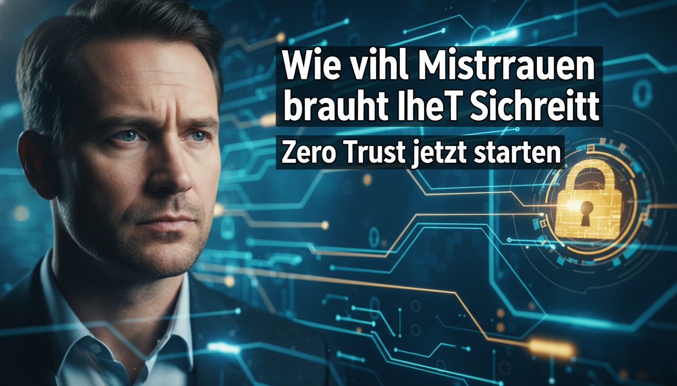 Zero Trust Architecture: Wie viel Misstrauen braucht Ihre IT-Sicherheit?